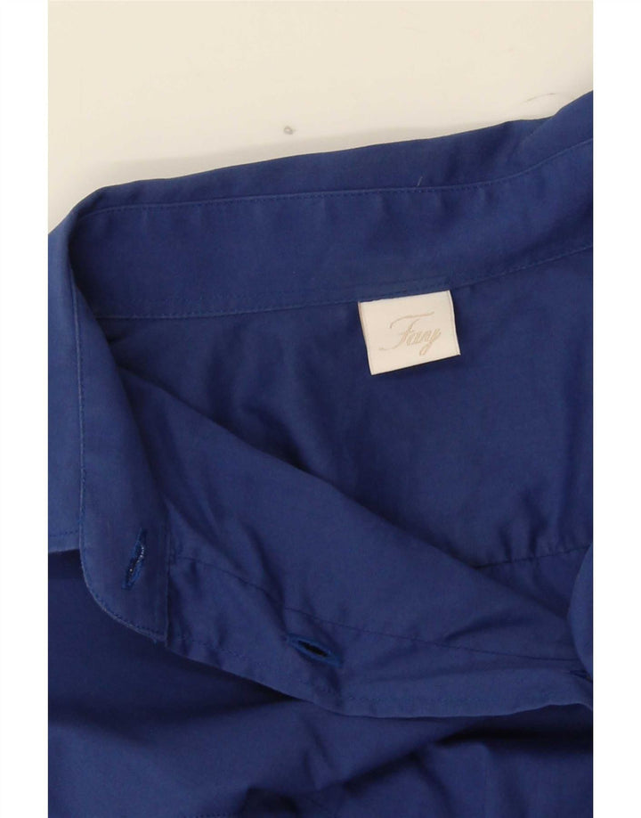 Camicia da donna Fay UK 16 grande cotone blu