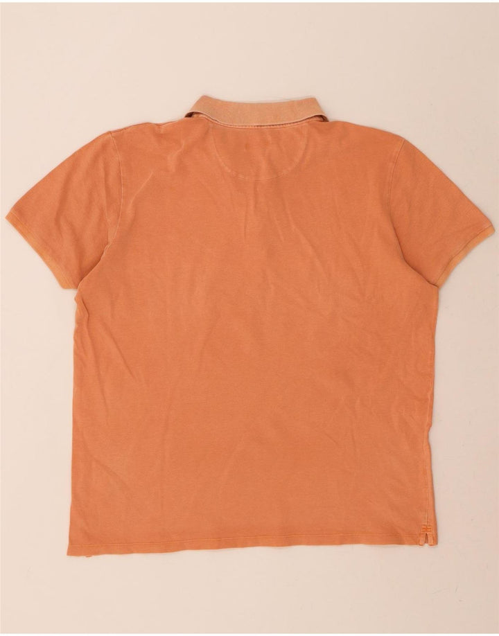 WOOLRICH Mens Polo Shirt XL Orange Cotton Vintage Woolrich and Second-Hand Woolrich from Messina Hembry 