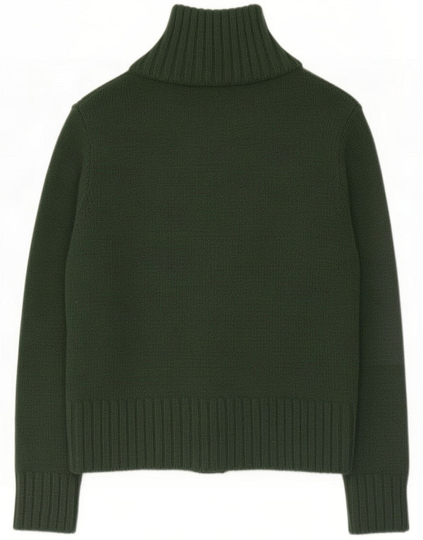 Pierre Cardin Maglione cardigan oversize da donna IT 38 XS Acrilico verde