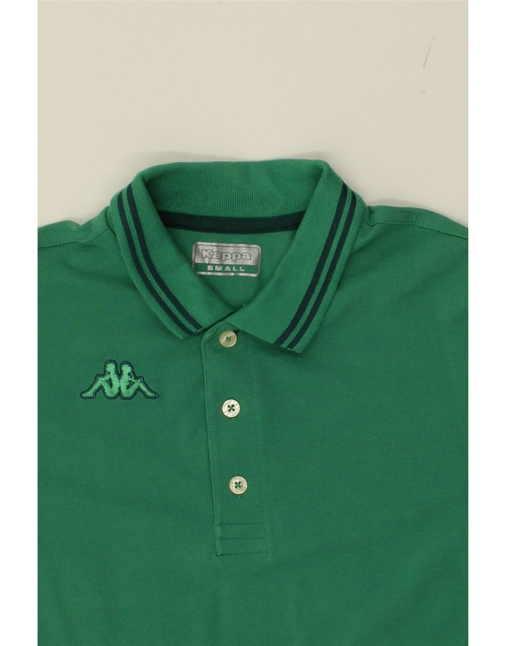 KAPPA Mens Polo Shirt Small Green Cotton Vintage Kappa and Second-Hand Kappa from Messina Hembry 