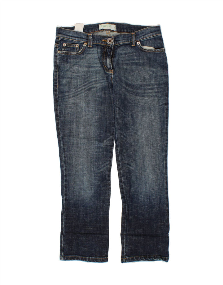 BENETTON Womens Cropped Jeans IT 40 Small W27 L25 Blue Cotton Vintage Benetton and Second-Hand Benetton from Messina Hembry 
