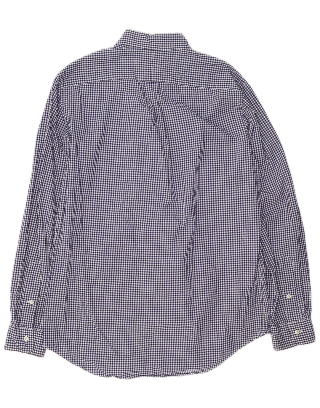 POLO RALPH LAUREN Camicia da uomo in cotone a quadretti blu navy medio