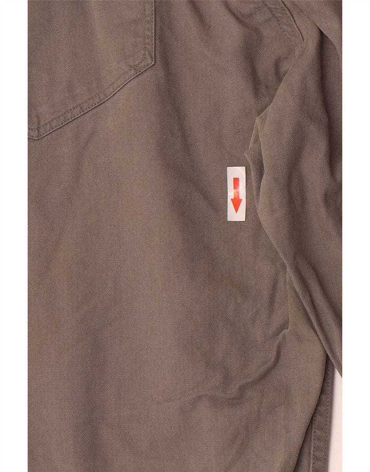 Pantaloni corti dritti autografi da uomo Marks & Spencer W40 L25 grigi
