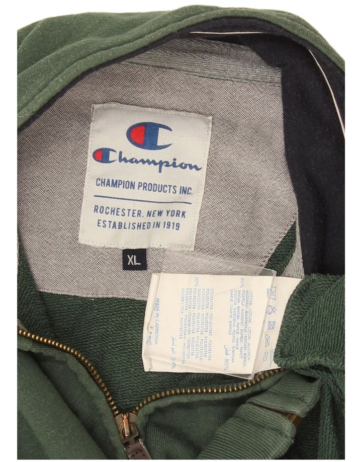 Giacca da tuta da uomo Champion XL verde cotone