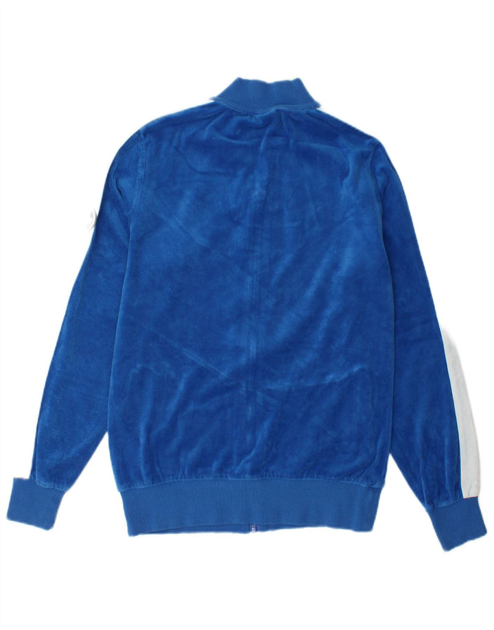 Giacca da ginnastica in velluto da donna Colmar UK 10 piccola in cotone blu