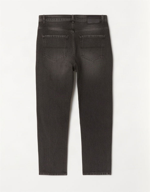 Jeans dritti vestibilità regolare da uomo Pierre Cardin W34 L31 cotone grigio