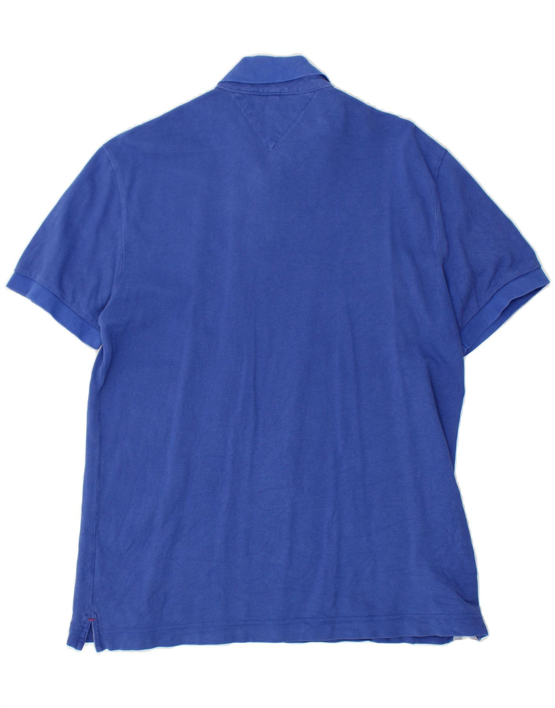 TOMMY HILFIGER Mens Custom Fit Polo Shirt Large Blue Cotton Vintage Tommy Hilfiger and Second-Hand Tommy Hilfiger from Messina Hembry 