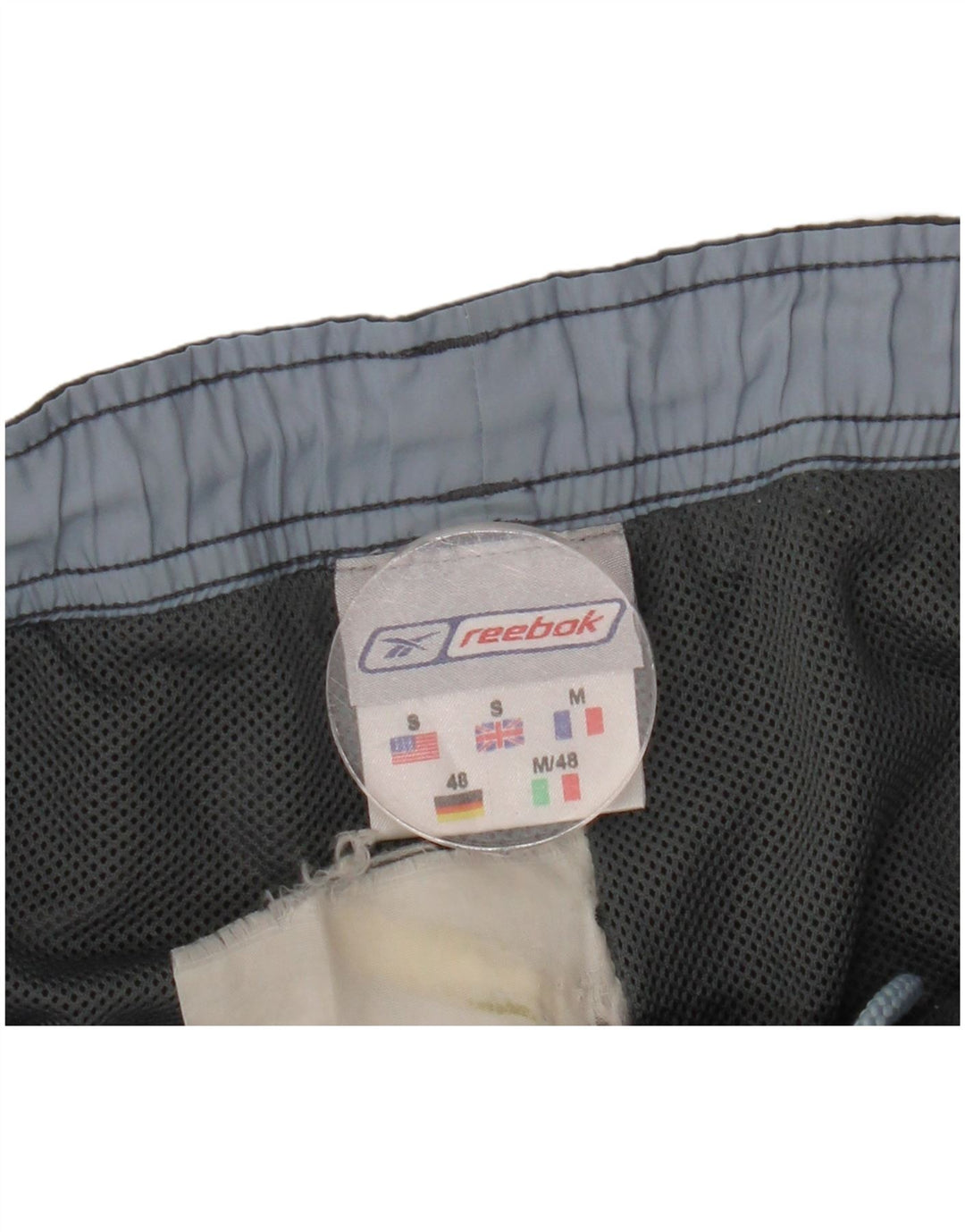 Pantaloni da tuta Reebok da uomo piccoli grigi