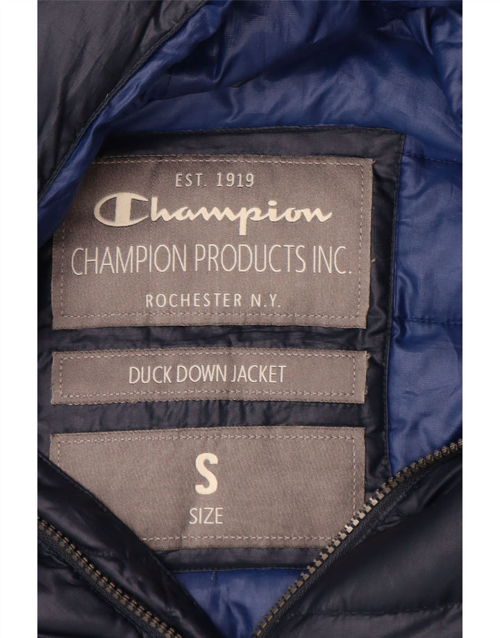 Giacca imbottita imbottita da uomo Champion UK 36 Small Blu Navy