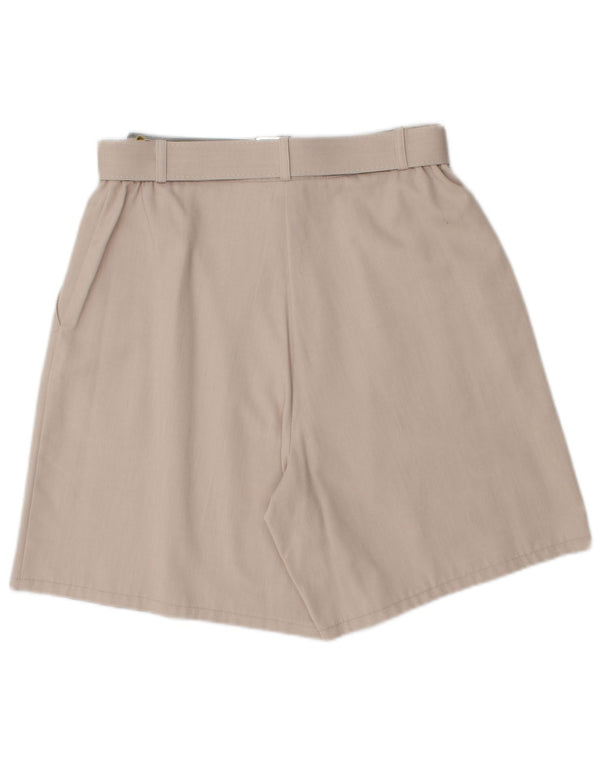 Ecco Pantaloncini casual a vita alta da donna EU 38/40 Medio W28 Poliestere beige