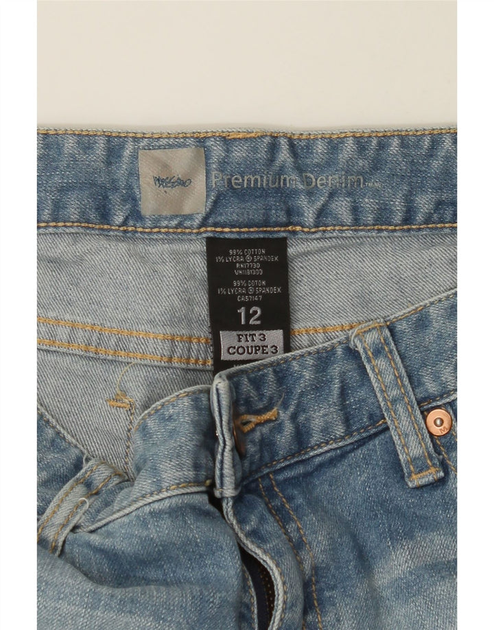 MOSSIMO Womens Skinny Jeans US 12 Large W34 L29 Blue Cotton Vintage Mossimo and Second-Hand Mossimo from Messina Hembry 
