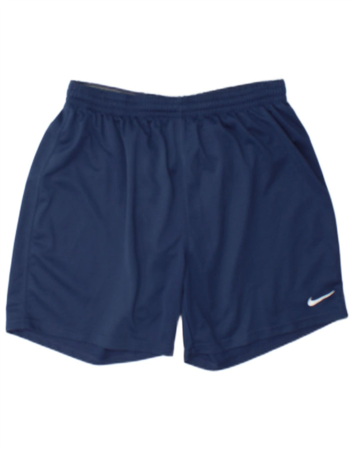 Pantaloncini sportivi Nike da uomo XL blu navy in poliestere