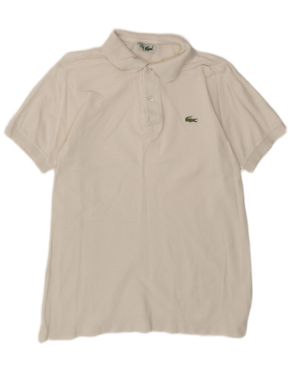 Polo da uomo Lacoste taglia 3 piccola in cotone bianco