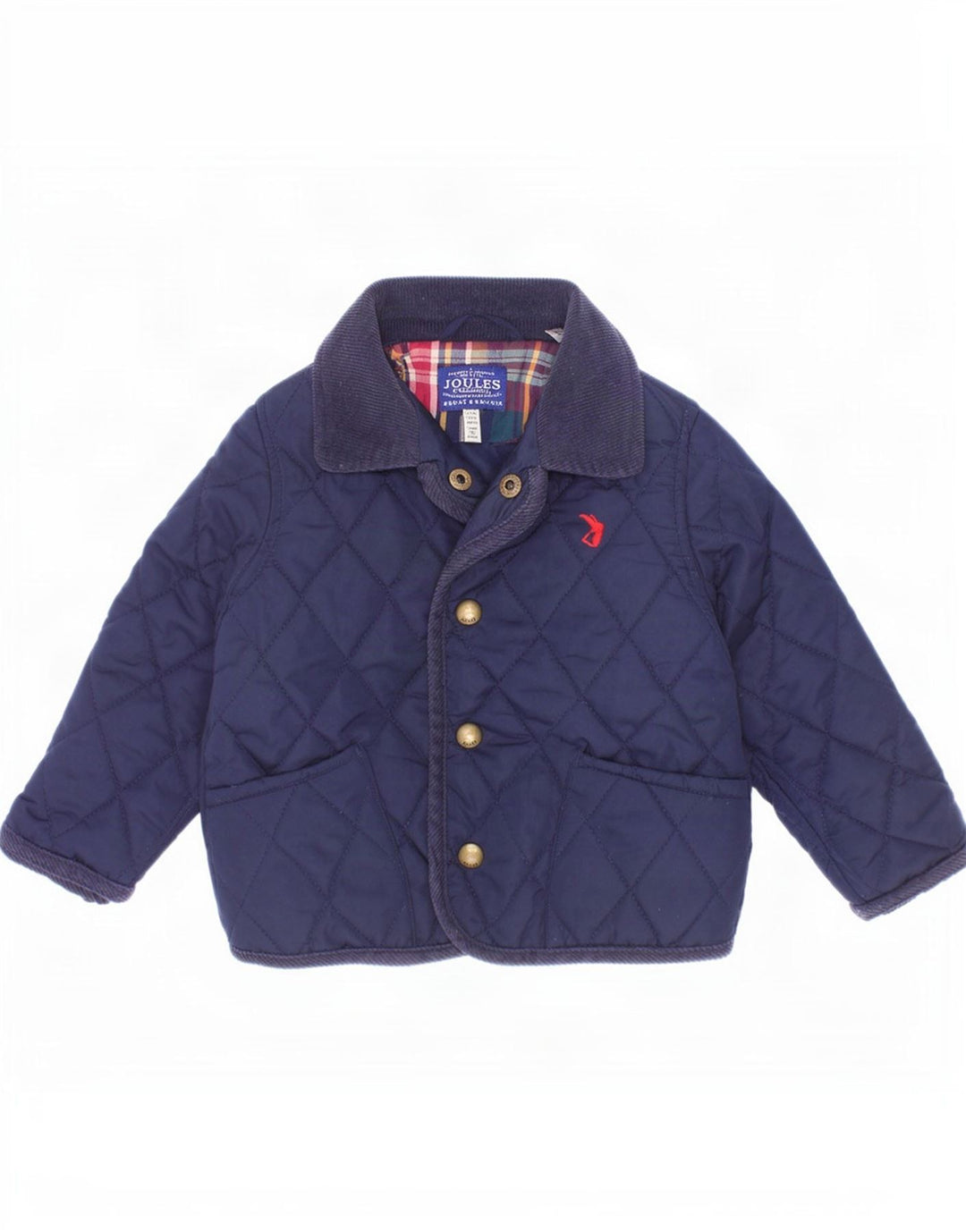 Giacca trapuntata Joules per neonato 12-18 mesi in poliestere blu navy