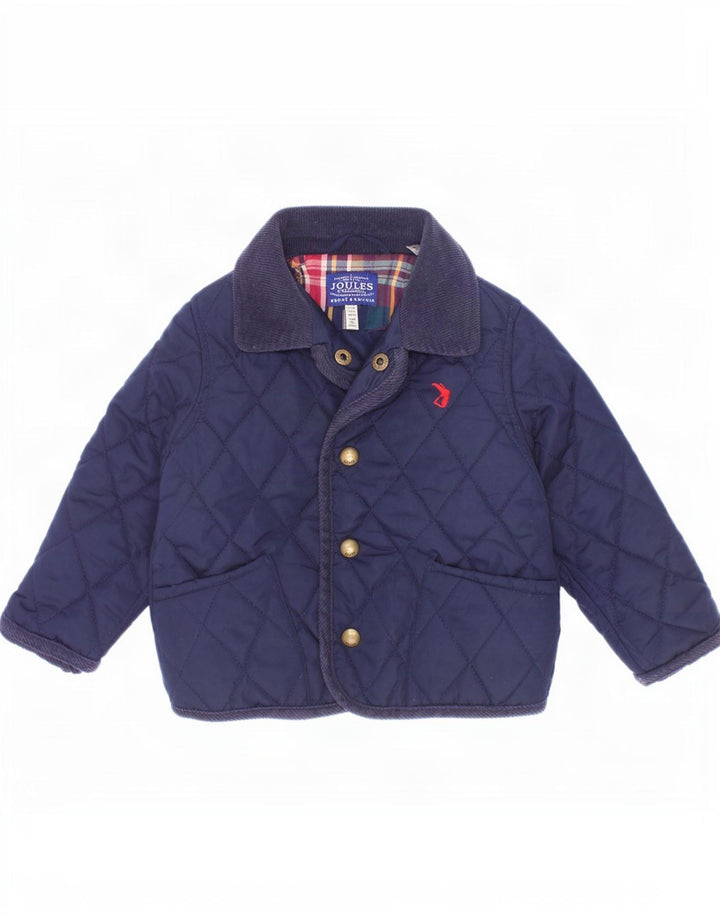Giacca trapuntata Joules per neonato 12-18 mesi in poliestere blu navy