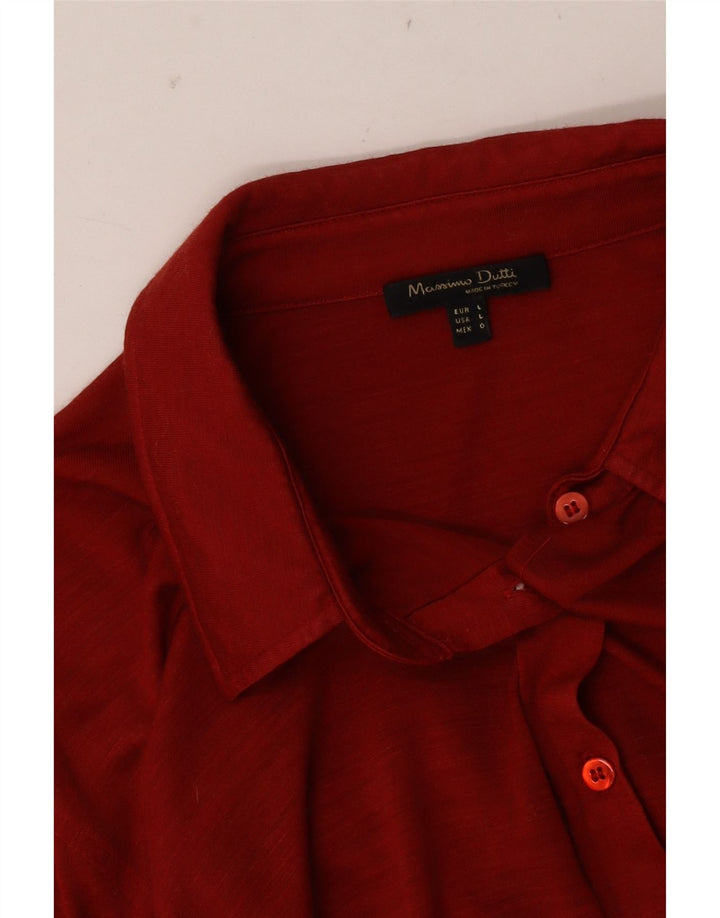 Maglietta da donna Massimo Dutti UK 16 Large Rossa