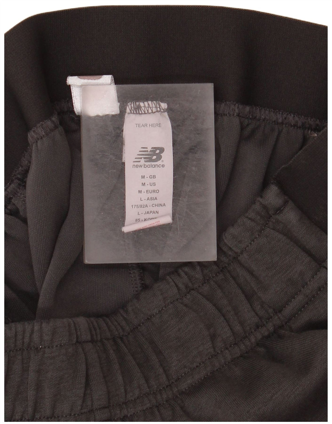 Pantaloni da tuta New Balance da uomo Liverpool in poliestere grigio medio