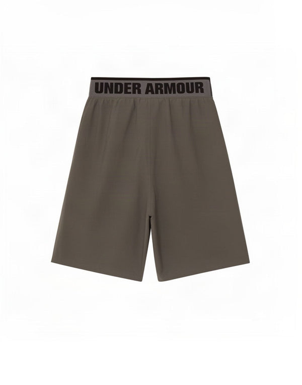 Pantaloncini sportivi Under Armour da uomo Heat Gear vestibilità ampia con grafica piccola grigia