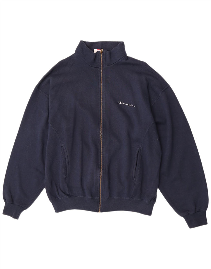 Giacca da tuta da uomo Champion XL in cotone blu navy