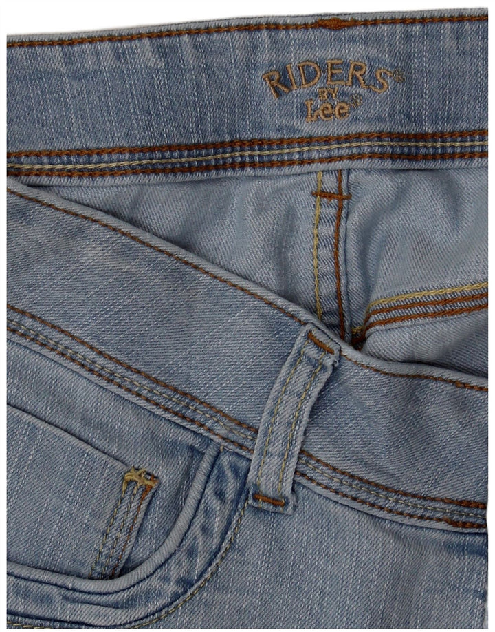 Pantaloncini di jeans Lee Riders da donna W34 grandi blu