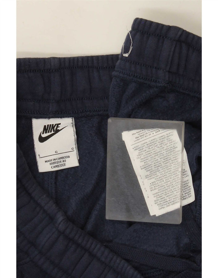 Pantaloni da tuta da uomo Nike Joggers grandi in cotone blu navy
