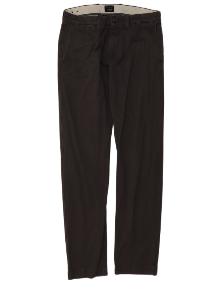 Pantaloni chino slim da uomo J. CREW W30 L32 cotone grigio