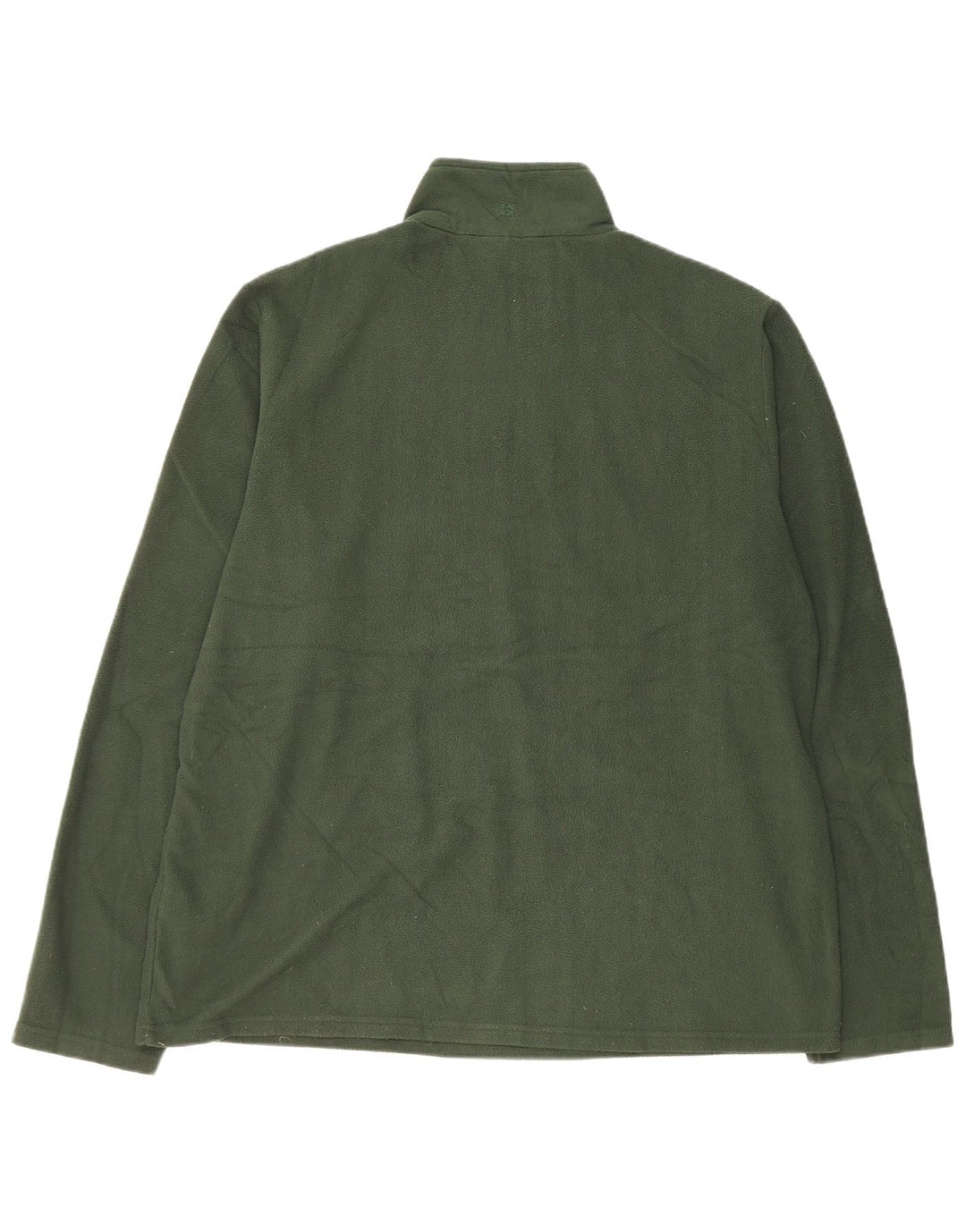 Maglione in pile da uomo con collo e zip Mountain Warehouse XL verde poliestere