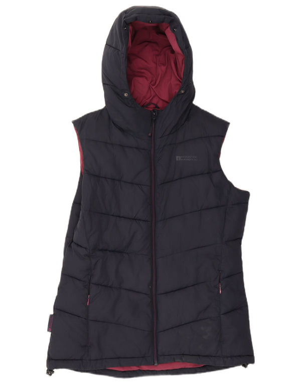 Gilet imbottito da donna Mountain Warehouse UK 12 medio in poliestere blu navy
