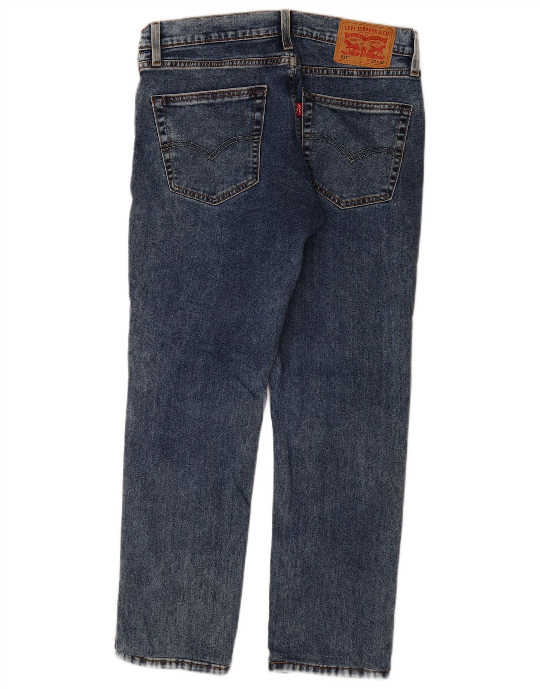 LEVI'S Womens 511 Slim Jeans W32 L28 Blue Cotton