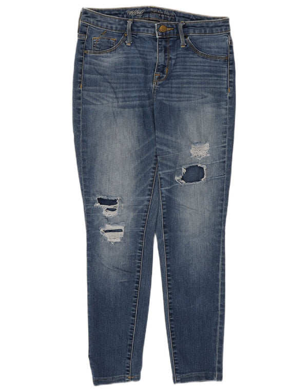 Jeans Jegging effetto invecchiato da donna Mossimo US 2 XS W26 L25 cotone blu