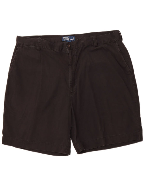 POLO RALPH LAUREN Pantaloncini chino da uomo W42 2XL Cotone nero