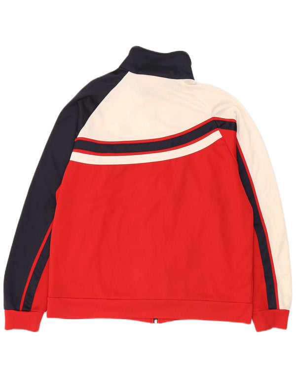 Giacca da tuta da donna Lotto UK 16 Large Rosso Colorblock