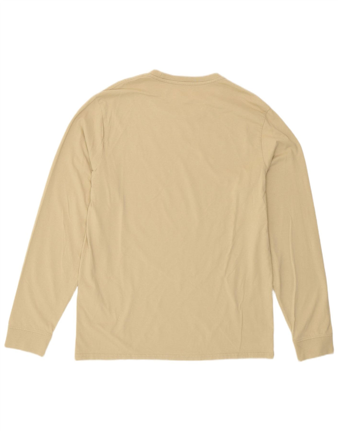 Levi's Uomo Standard Top Manica Lunga Cotone Beige Medio