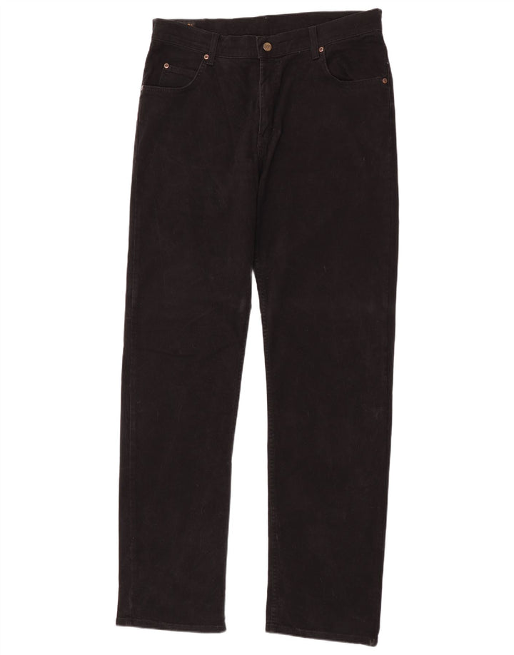 Jeans dritti da uomo Lee Brooklyn W36 L36 cotone nero