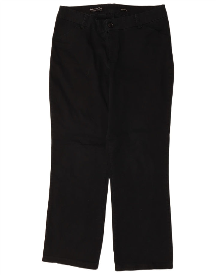 Pantaloni casual dritti da donna LEE Curvy Fit W36 L30 Blu Navy