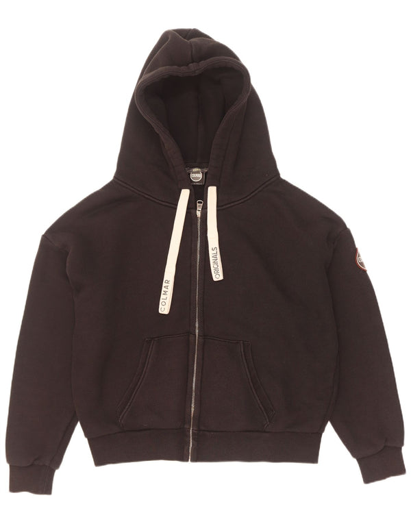 Maglione con cappuccio e zip oversize da donna Colmar UK 6 XS cotone nero