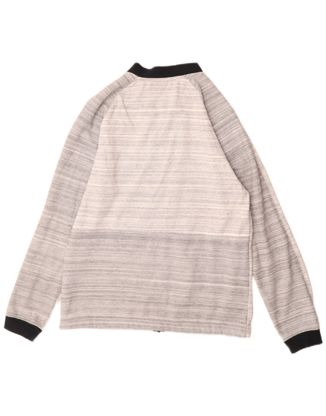 Giacca da tuta da uomo NIKE in cotone a righe grigio medio