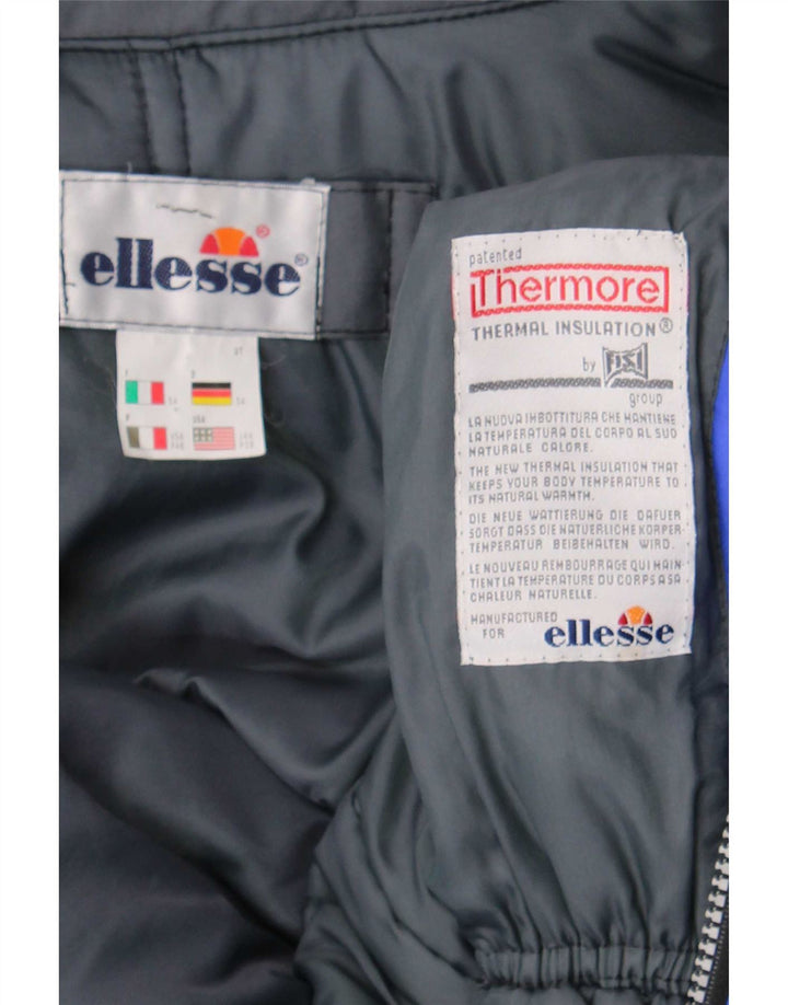 Tuta da sci da uomo Ellesse IT 54 XL Blu Colourblock in poliammide