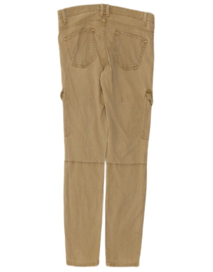 Pantaloni cargo slim da donna Zara EU 38 Small W28 L28 Beige