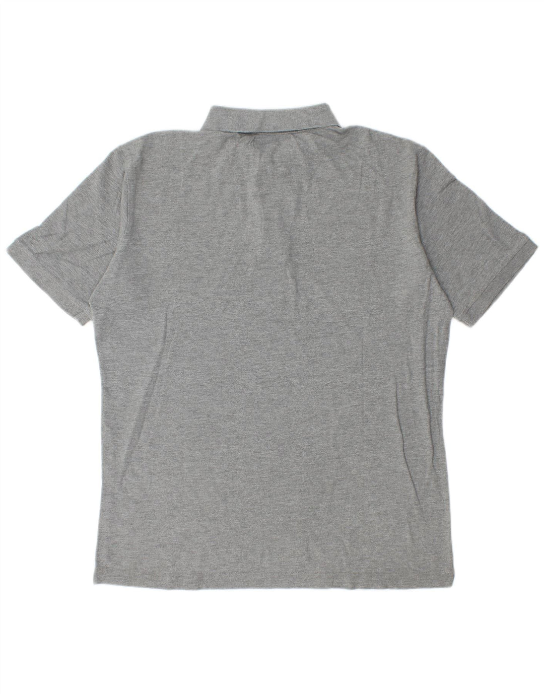 Polo Kappa Uomo Large in cotone mélange grigio