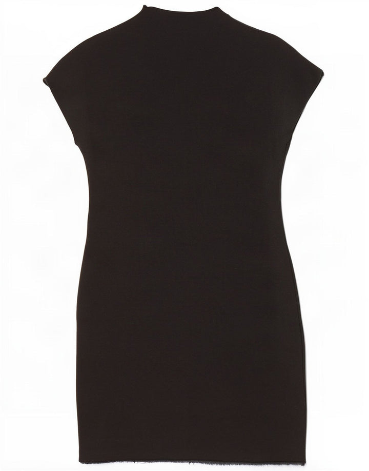 Abito aderente da donna Zara UK 12 viscosa nera media