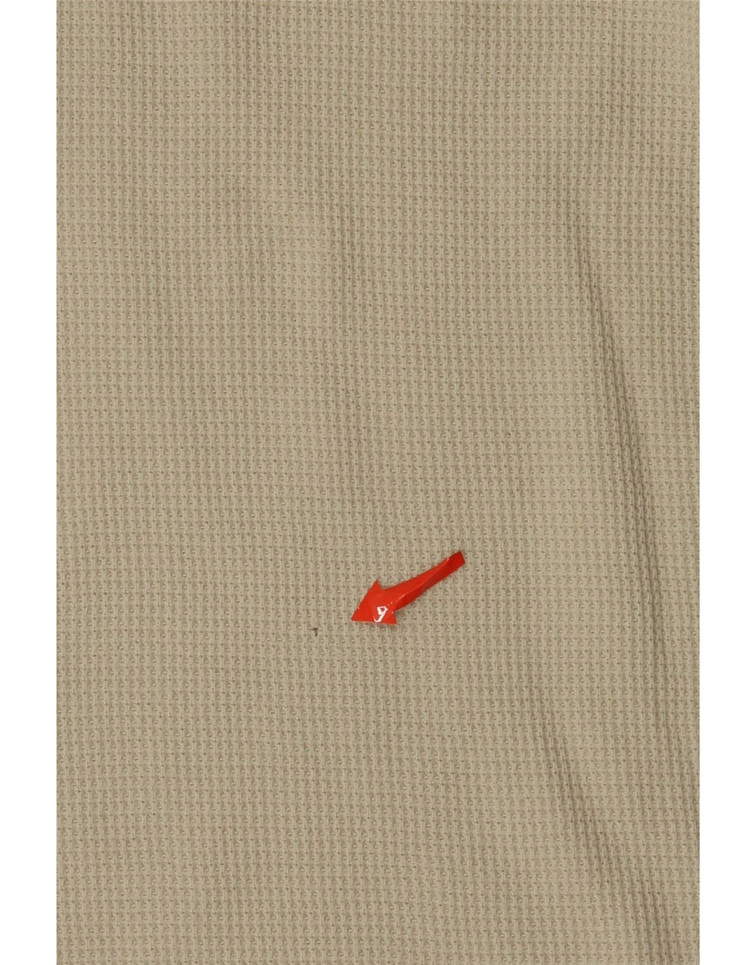 Polo Reebok da uomo grande in cotone beige