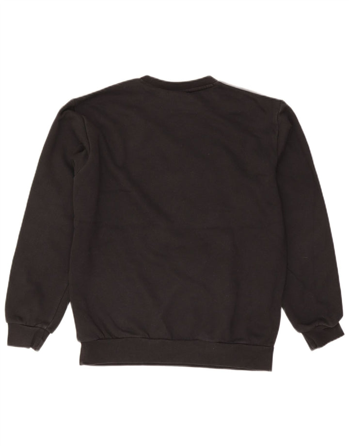 Felpa grafica da uomo Adidas Maglione piccolo cotone nero