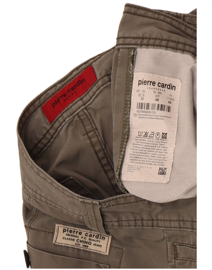 Bermuda cargo da uomo Pierre Cardin W33 cotone grigio medio
