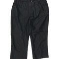MOSSIMO Womens Straight Capri Trousers US 12 Large W32 L22 Black Vintage Mossimo and Second-Hand Mossimo from Messina Hembry 
