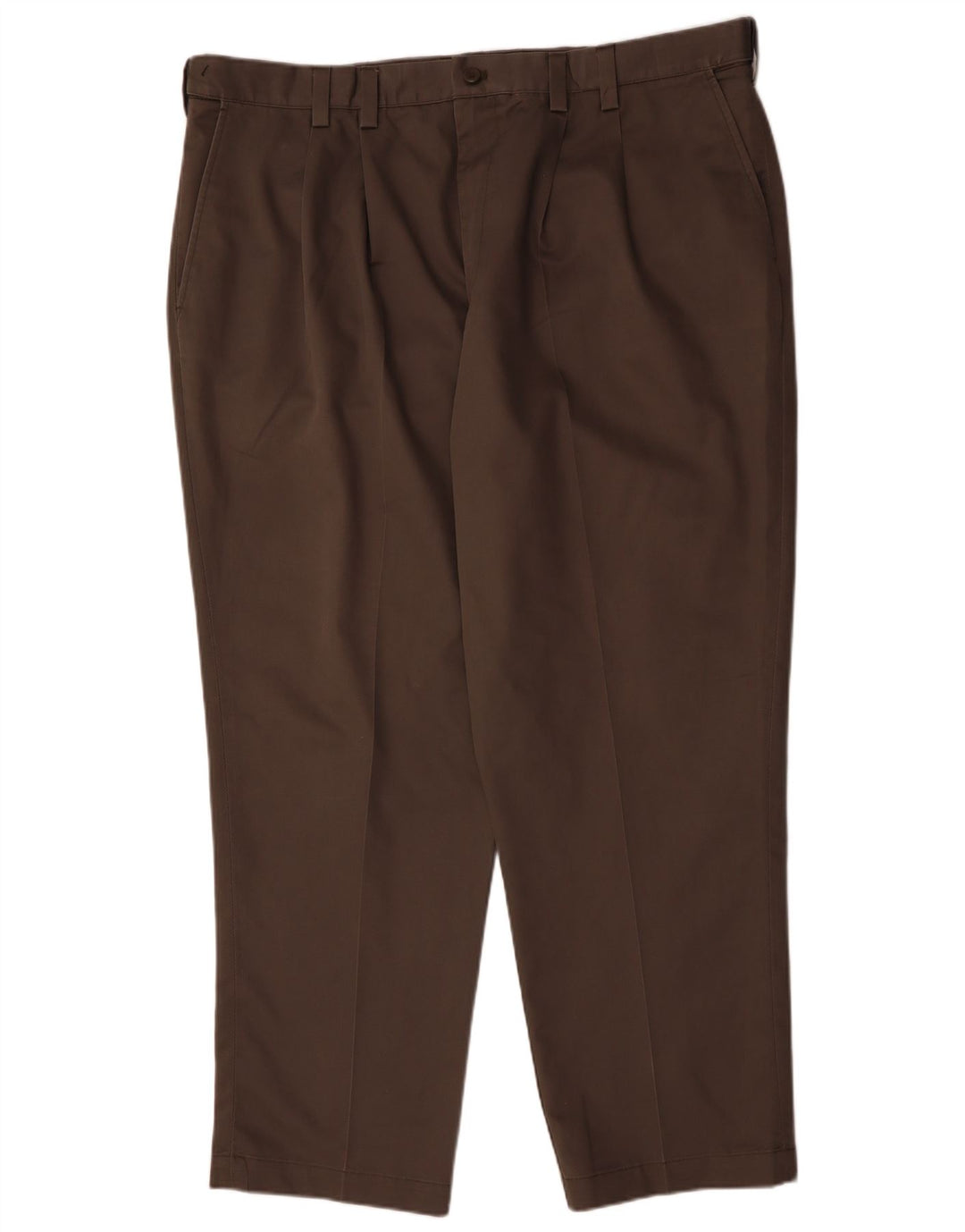 Pantaloni chino da uomo con pegging IZOD W46 L32 in cotone beige