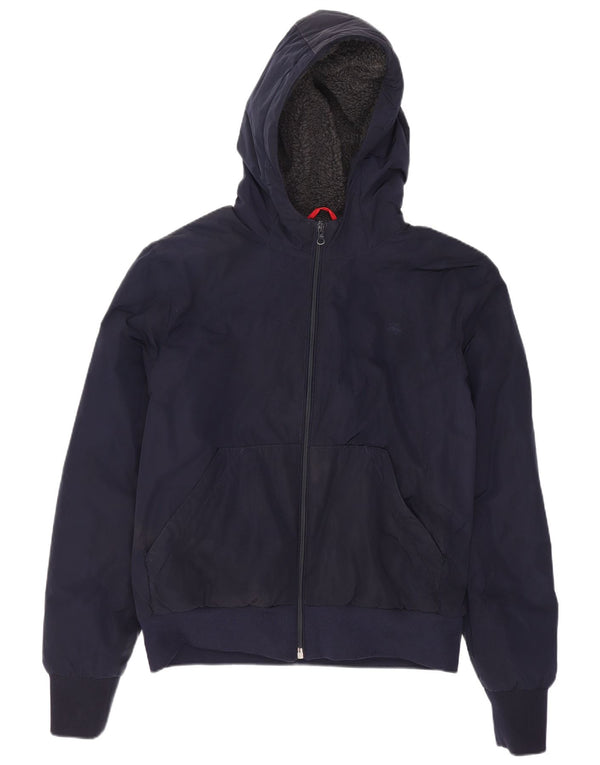 Giubbotto bomber con cappuccio per ragazze Fay 12-13 anni in poliestere blu navy