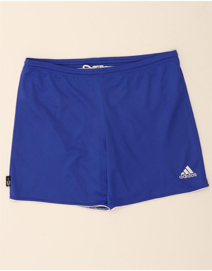 ADIDAS Mens Climalite Sport Shorts Medium  Blue Polyester Vintage Adidas and Second-Hand Adidas from Messina Hembry 
