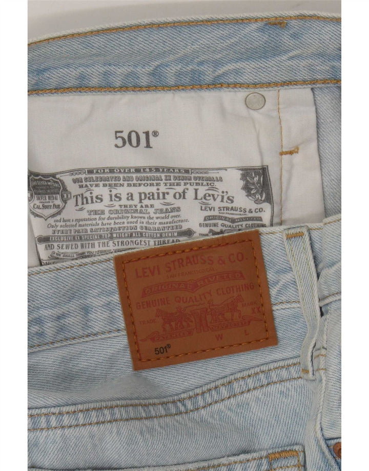 Pantaloncini di jeans Levi's 501 da donna medi W30 Blu