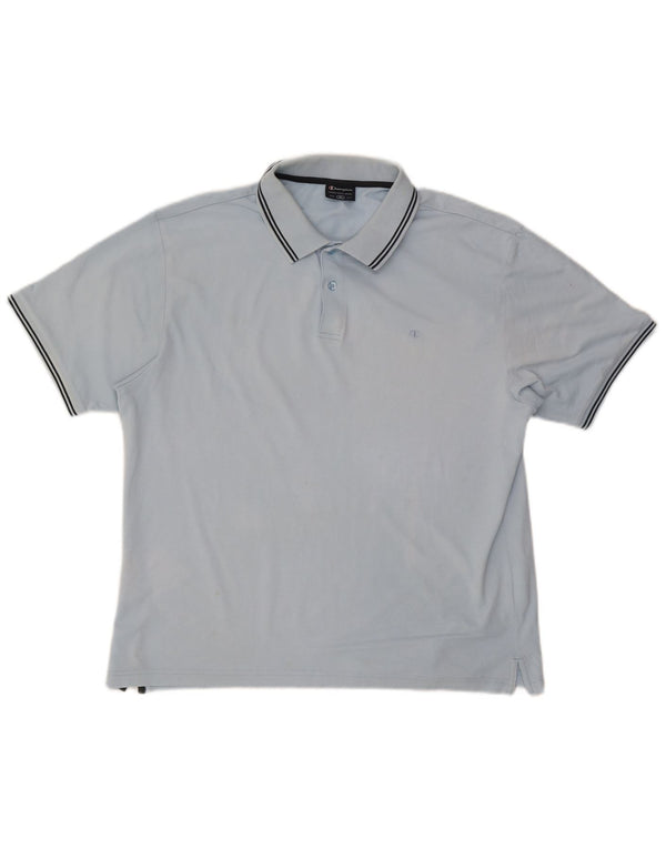 Polo da uomo Champion XL in cotone blu